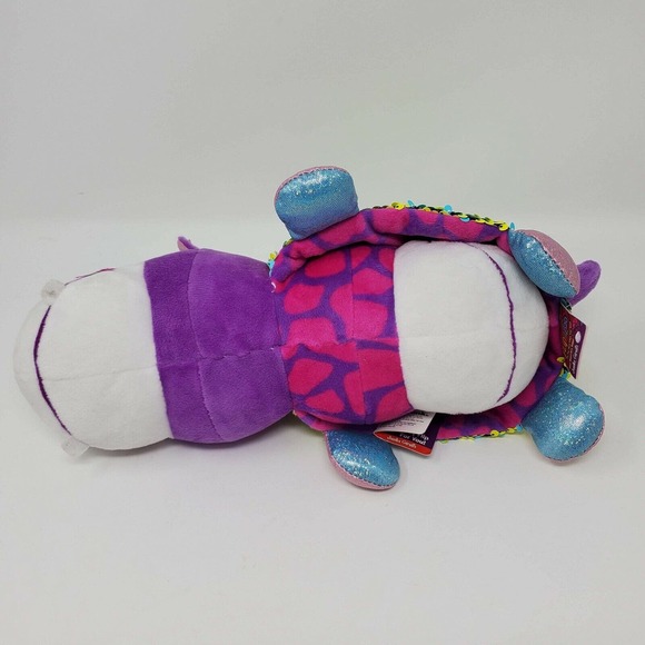 Flipazoo Plush Stuffed Animal 13" Hetal Hippo Janika Giraffe Sequin Reversible - Picture 10 of 11